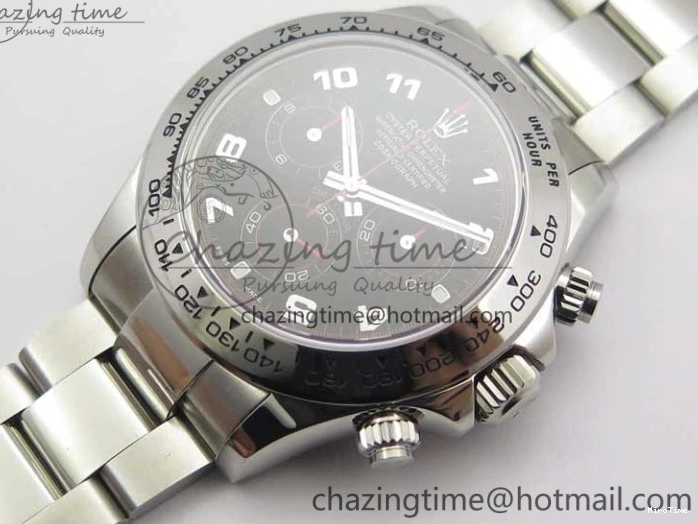 MiroTime 0116 Vibrant Daytona 116520 SS Noob 1:1 Best Edition Black Dial On SS Bracelet A 2987